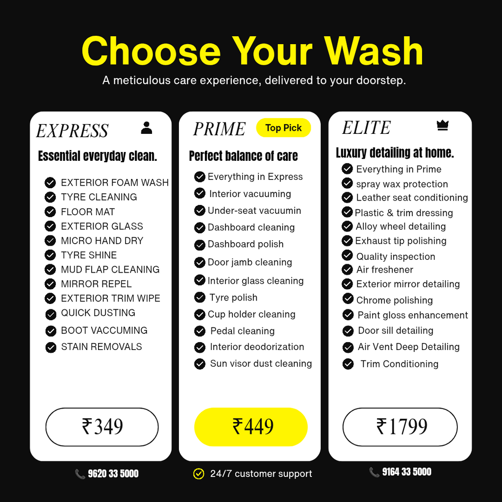 Car Wash at Your Doorstep