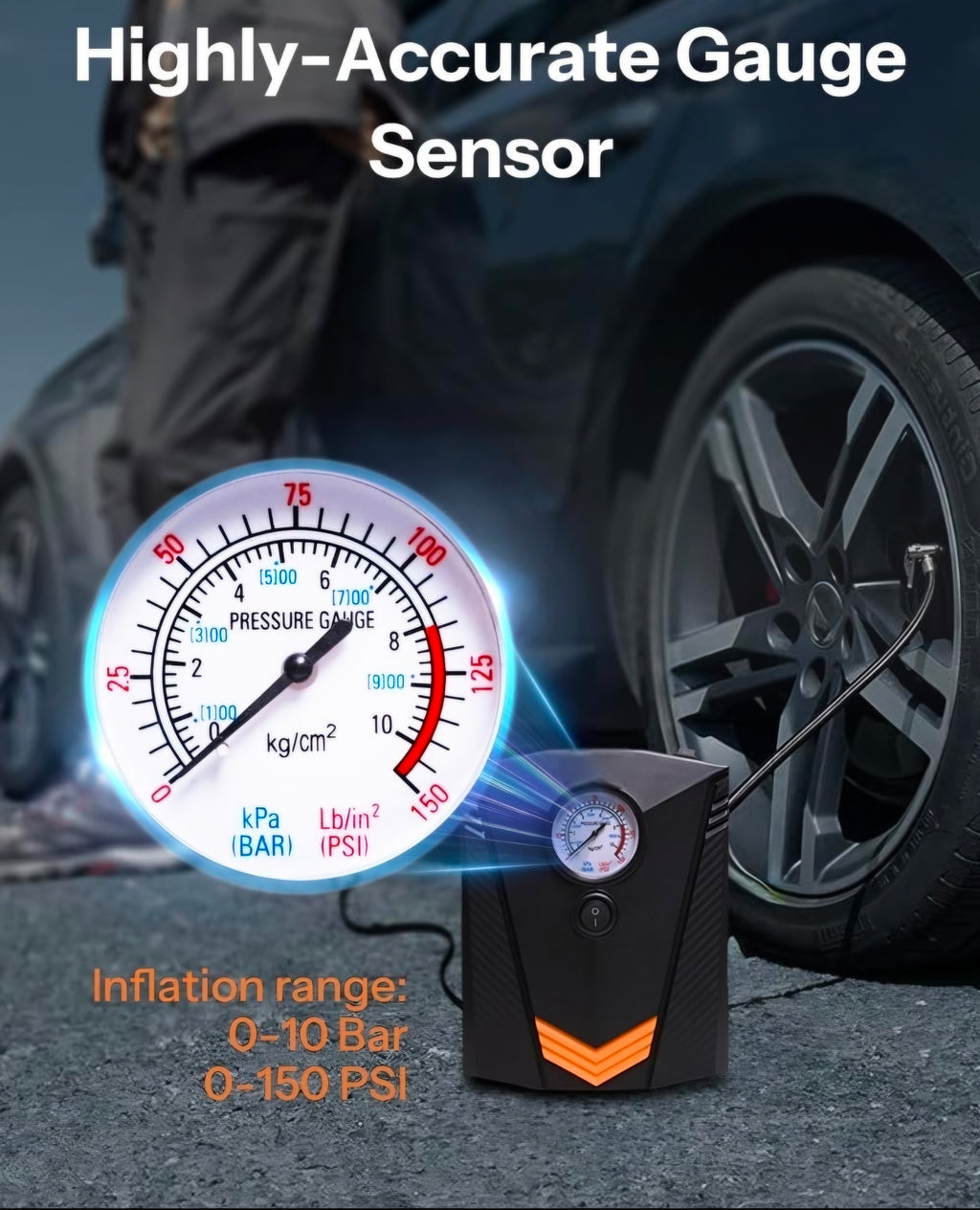 Trestol Portable Tyre Inflator